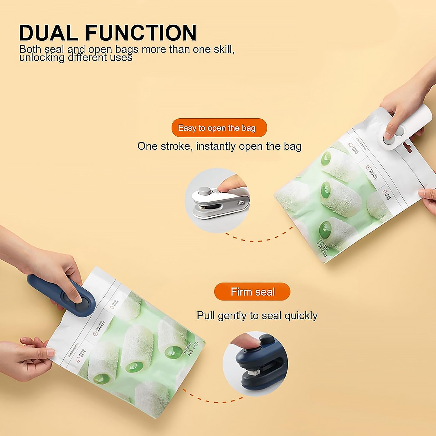 17865 Mini Bag Sealer, 2 in 1 Seal & Cutter Heat Sealers, TYPE-C USB Charging Portable Bag Reseller, Handle Food Sealer, Sealing Machine for Food Storage Plastic Bags Snacks Keep Food Fresh 17865 Mini Bag Sealer, 2 in 1 Seal & Cutter Heat Sealers, TYPE-C USB Charging Portable Bag Reseller, Handle Food Sealer, Sealing Machine for Food Storage Plastic Bags Snacks Keep Food Fresh